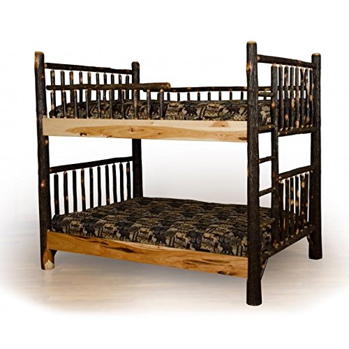 (VIDEO Review) Rustic Hickory Log - TWIN OVER QUEEN Bunk ...