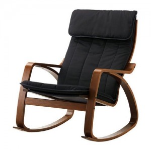 Video Review Ikea Poang Rocking Chair Medium Brown With Cushion